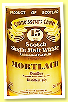 Mortlach 15 yo 1969/1984 (56.3%, Gordon & MacPhail, Connoisseurs Choice, Donini Italy, +/-1985)