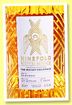 Ninefold 3 yo (62.2%, OB, exclusive to The Whisky Exchange, Scotland, ex-bourbon, 207 bottles, 2023) 