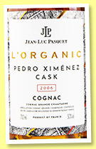 L'Organic Pedro Ximenez 2006/2022 (50%, Jean-Luc Pasquet, Experimental Series Vol.1, grande champagne) L'Organic Pedro Ximenez 2006/2022 (50%, Jean-Luc Pasquet, Experimental Series Vol.1, grande champagne)