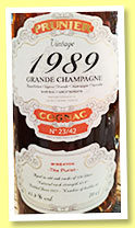 Prunier 1989/2023 (45.9%, OB for Wine4You The Purist, grande champagne, 42 bottles) Prunier 1989/2023 (45.9%, OB for Wine4You The Purist, grande champagne, 42 bottles)