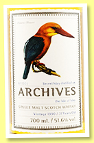Secret Islay 31 yo 1990/2022 (51.6%, Archives, refill hogshead, cask # 4404338, 249 bottles)