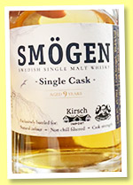 Smögen 9 yo 2014/2023 (59.6%, OB, Sweden, for Kirsch Import & Wu Dram Clan, 1st fill bourbon barrel, cask #9) Smögen 9 yo 2014/2023 (59.6%, OB, Sweden, for Kirsch Import & Wu Dram Clan, 1st fill bourbon barrel, cask #9)