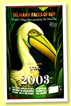 TDL 20 yo 2003/2023 (62.3%, The Whisky Jury, Trinidad, cask #13, 257 bottles) 