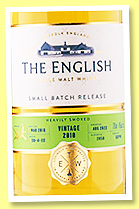 The English Vintage 2010/2022 'Heavily Smoked' (46%, OB, England, Small Batch)
