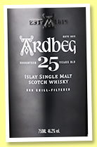 Ardbeg 25 yo (46%, OB, 2023 edition)