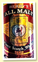 Berry's All Malt 12 yo (43%, Berry Brothers & Rudd, Italian import, -/+ 1975)
