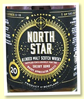 Blended Malt 20 year old 2001/2022 (45.7%, North Star Spirits for the Sherry Bomb Whisky Appreciation Society', sherry butt, 583 bottles)
