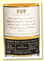 Blended Malt 50 year old 1971/2022 (49.5%, The Whisky Exchange, refill sherry butt, 303 bottles)