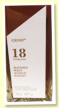 CRN57 18 Year Old Blended Malt (43%, Gordon & MacPhail for The Cairn, 2023) 
