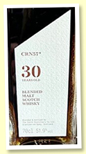 CRN57 30 Year Old Blended Malt (51.9%, Gordon & MacPhail for The Cairn, 2023) 