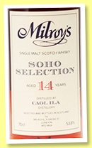 Caol Ila 14 yo 2008/2023 (53.8%, Milroy's, Soho Selection, 1st fill palo cortado octave, cask #314557E) 
