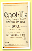 Caol Ila 1972/1987 (40%, Jas. Gordon & Co., Celtic label, Auxil Import France) 