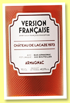 Château de Lacaze 1973/2023 (46.6%, La Maison du Whisky, Version Française, Bas-armagnac, 300 bottles)