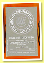 Craigellachie-Glenlivet 15 yo (46%, Cadenhead, Original Collection, Port, 2023) Craigellachie-Glenlivet 15 yo (46%, Cadenhead, Original Collection, Port, 2023)