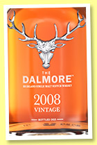 Dalmore 2008/2023 (45.8%, OB, Vintage Collection) 