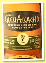 Glenallachie 7 yo 'Hungarian Virgin Oak' (48%, OB, 2023)