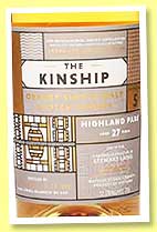 Highland Park 27 yo (52.5%, Hunter Laing, The Kinship, cask #HL20648, 268 bottles, 2023) Highland Park 27 yo (52.5%, Hunter Laing, The Kinship, cask #HL20648, 268 bottles, 2023)