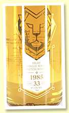 Islay Single Malt 33 yo 1985/2021 (47.1%, C. Dully Selection, cask #8, refill hogshead, 98 bottles) Islay Single Malt 33 yo 1985/2021 (47.1%, C. Dully Selection, cask #8, refill hogshead, 98 bottles)