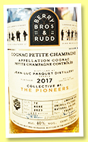 Jean-Luc Pasquet 2017/2023 (40%, Berry Bros. & Rudd, The Pioneers, Petite Champagne, cask #72, 421 bottles) 
