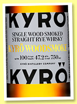 Kyrö 'Wood Smoke' (47.2%, OB, Finland, malted rye, 2023) 