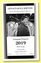 Ladevèze 2019/2023 (53%, ROW Spirits, Ténarèze, cask #21, 142 bottles)