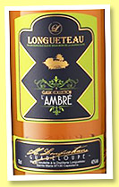 Longueteau 'Ambré' (40%, OB, Guadeloupe, agricole, +/-2023) Longueteau 'Ambré' (40%, OB, Guadeloupe, agricole, +/-2023)