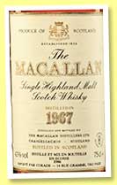 Macallan 18 yo 1967/1986 (43%, OB, Corade Import France) 