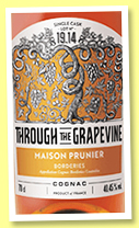 Maison Prunier 'Lot N° 19.14' (40.45%, La Maison du Whisky, Through the Grapevine, Borderies, 2023)