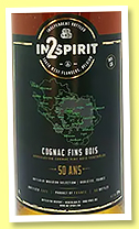 Mauxion 50 ans (54%, In2spirit, Fins Bois, 90 bottles, 2023)