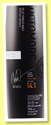 Octomore 5 yo 2017/2023 'Edition 14.1' (59.6%, OB, The Impossible Equation, 1st fill bourbon) Octomore 5 yo 2017/2023 'Edition 14.1' (59.6%, OB, The Impossible Equation, 1st fill bourbon)