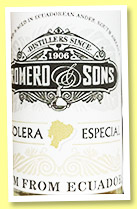 Romero & Sons 'Solera Especial' (48%, OB, Ecuador, +/-2023)
