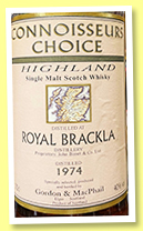 Royal Brackla 1975/1999 (40%, Gordon & MacPhail, Connoisseurs Choice) Royal Brackla 1975/1999 (40%, Gordon & MacPhail, Connoisseurs Choice)