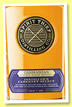 Spirit Thief 'Distiller's Cabernet Select' (46%, OB, Tasmania, 2023) Spirit Thief 'Distiller's Cabernet Select' (46%, OB, Tasmania, 2023)