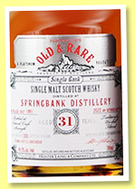 Springbank 31 yo 1991/2022 (49.3%, Hunter Laing, Old & Rare, Platinum Selection, hogshead, cask #HL 19905, 188 bottles)