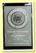 Tullibardine 12 yo (46%, Cadenhead, Original Collection, PX sherry finish, 2023) Tullibardine 12 yo (46%, Cadenhead, Original Collection, PX sherry finish, 2023)