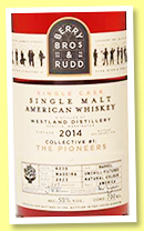 Westland 2014/2023 (53%, Berry Bros. & Rudd, The Pioneers, Single Malt, Madeira finish, cask #6235, 207 bottles) Westland 2014/2023 (53%, Berry Bros. & Rudd, The Pioneers, Single Malt, Madeira finish, cask #6235, 207 bottles)