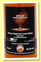 Whitlaw 8 yo 2014/2022 (65.2%, Fadandel, red wine barrique, 123 bottles) Whitlaw 8 yo 2014/2022 (65.2%, Fadandel, red wine barrique, 123 bottles)