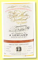 A Lowland Distillery 13 yo 2009/2022 (57.2%, The Single Malts of Scotland, hogshead, cask #303994, 251 bottles) A Lowland Distillery 13 yo 2009/2022 (57.2%, The Single Malts of Scotland, hogshead, cask #303994, 251 bottles)