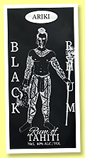 Ariki 'Black Rhum' (40%, OB, France, Tahiti, +/-2022) Ariki 'Black Rhum' (40%, OB, France, Tahiti, +/-2022)