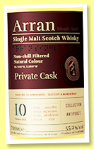 Arran 10 yo 2011/2022 (55.2%, OB for LMDW, Antipodes, first fill bourbon barrel, cask #2011/1871, 224 bottles)