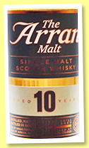 Arran 10 yo (46%, OB, sherry and bourbon, +/-2017) 