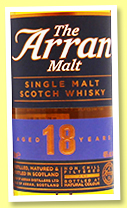 Arran 18 yo (46%, OB, sherry and bourbon, +/-2017) 