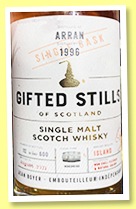 Arran 1996/2021 (43%, Jean Boyer, Gifted Stills, hogshead, 600 bottles) 