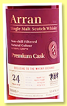Arran 24 yo 1996/2021 (53.4%, OB, exclusive to The Whisky Exchange, 273 bottles)
