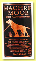 Arran 'Machrie Moor Eighth Edition' (46%, OB, 18,300 bottles, 2017) 