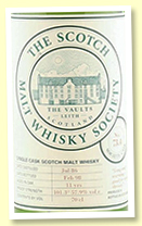 Aultmore 11 yo 1986/1998 (57.9%, Scotch Malt Whisky Society, #73.4 'Long and warming…good for sore throats')
Aultmore 11 yo 1986/1998 (57.9%, Scotch Malt Whisky Society, #73.4 'Long and warming…good for sore throats')