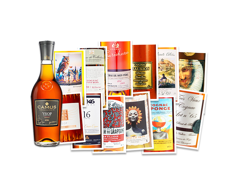 A Grande Champagne 19 10 and Twelve Aperitifs