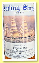 Balvenie 15 yo 1974/1990 (43%, Signatory Vintage, Sailing Ships, Series No1, casks #18103-18130, 1200 bottles) Balvenie 15 yo 1974/1990 (43%, Signatory Vintage, Sailing Ships, Series No1, casks #18103-18130, 1200 bottles)