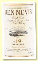 Ben Nevis 19 yo 1996/2016 (51.8%, OB, Private Cask, cask #1424) 