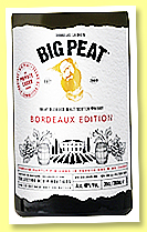 Big Peat 'Bordeaux Edition' (48%, Douglas Laing, LMDW, blended malt, 600 bottles, 2023) Big Peat 'Bordeaux Edition' (48%, Douglas Laing, LMDW, blended malt, 600 bottles, 2023)
